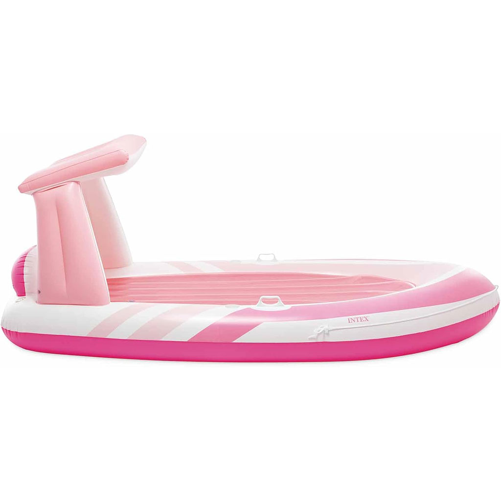Matelas Gonflable Pink Paradise avec Toit et Porte-Gobelet Intex 57804EU - فرشة هوائية حجم كبير 4