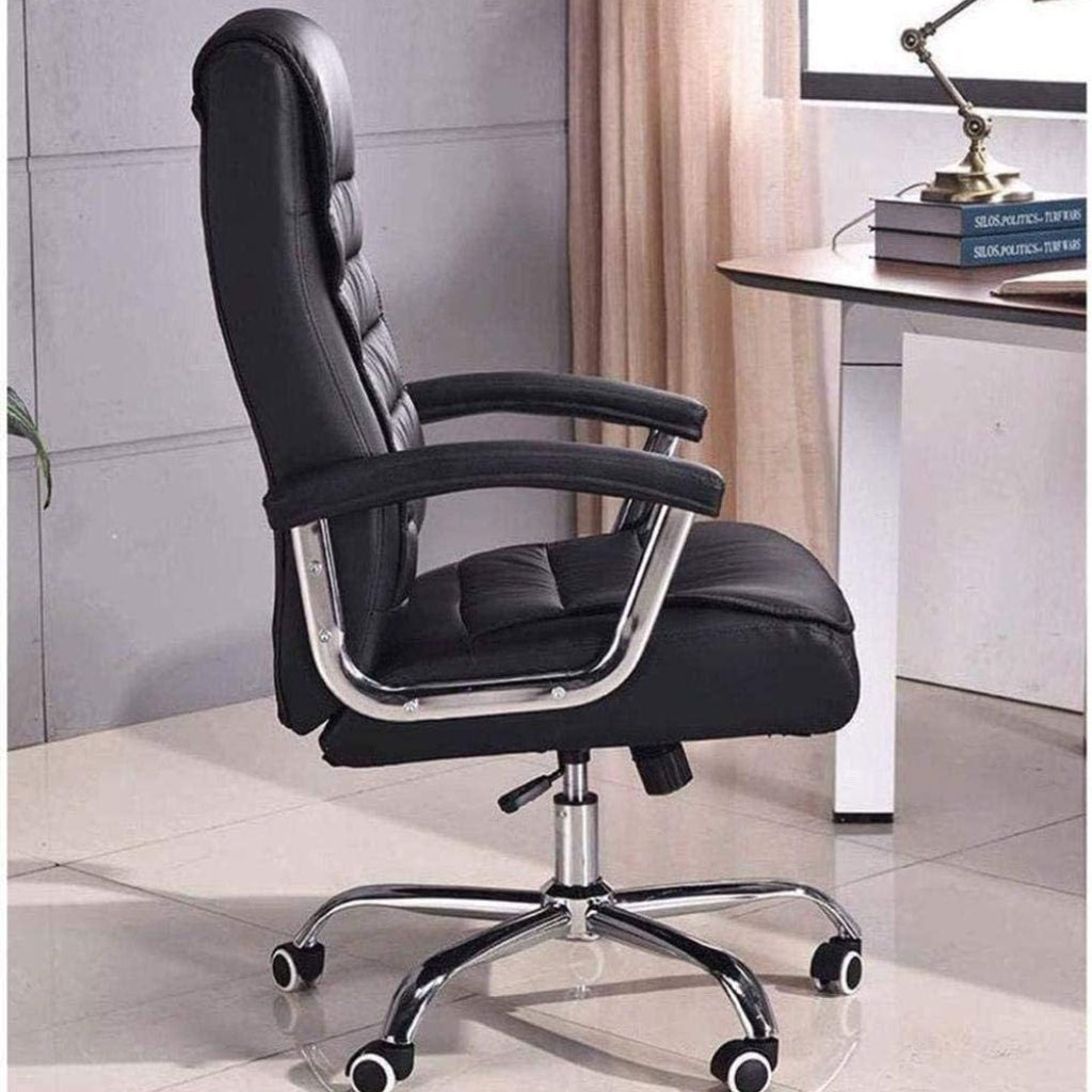 Chaise de Bureau Présidentiel LUXE avec base pivotante et ressorts ensachés - كرسي مكتب مريح وجودة عالية 3