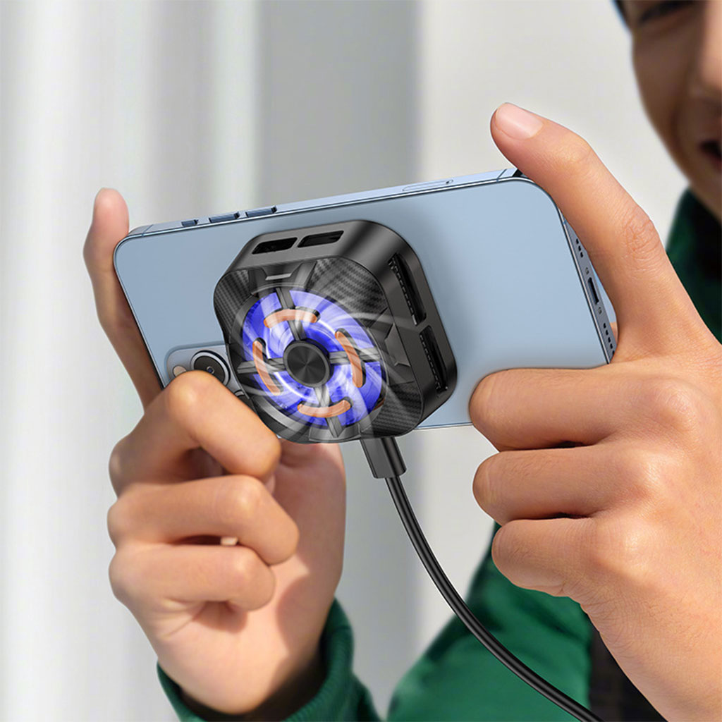 Ventilateur Magnétique Ultra Silencieux pour Smartphone X79 - مبرد هواتف مغناطيسي 5