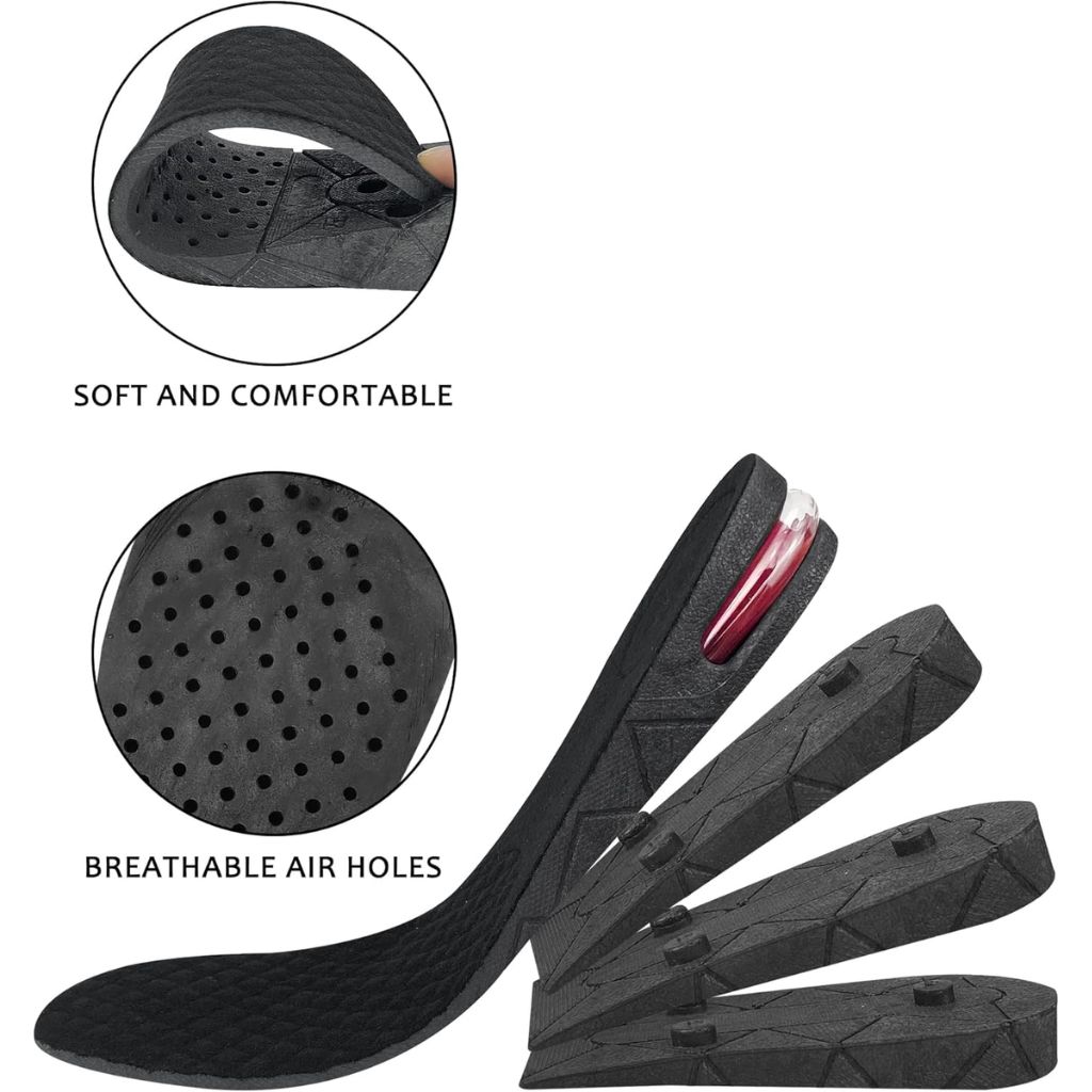 Semelles Rehaussantes 4 Couches Réglables Unisexe – نعل لزيادة الطول بـ 4 طبقات قابلة للتعديل 3