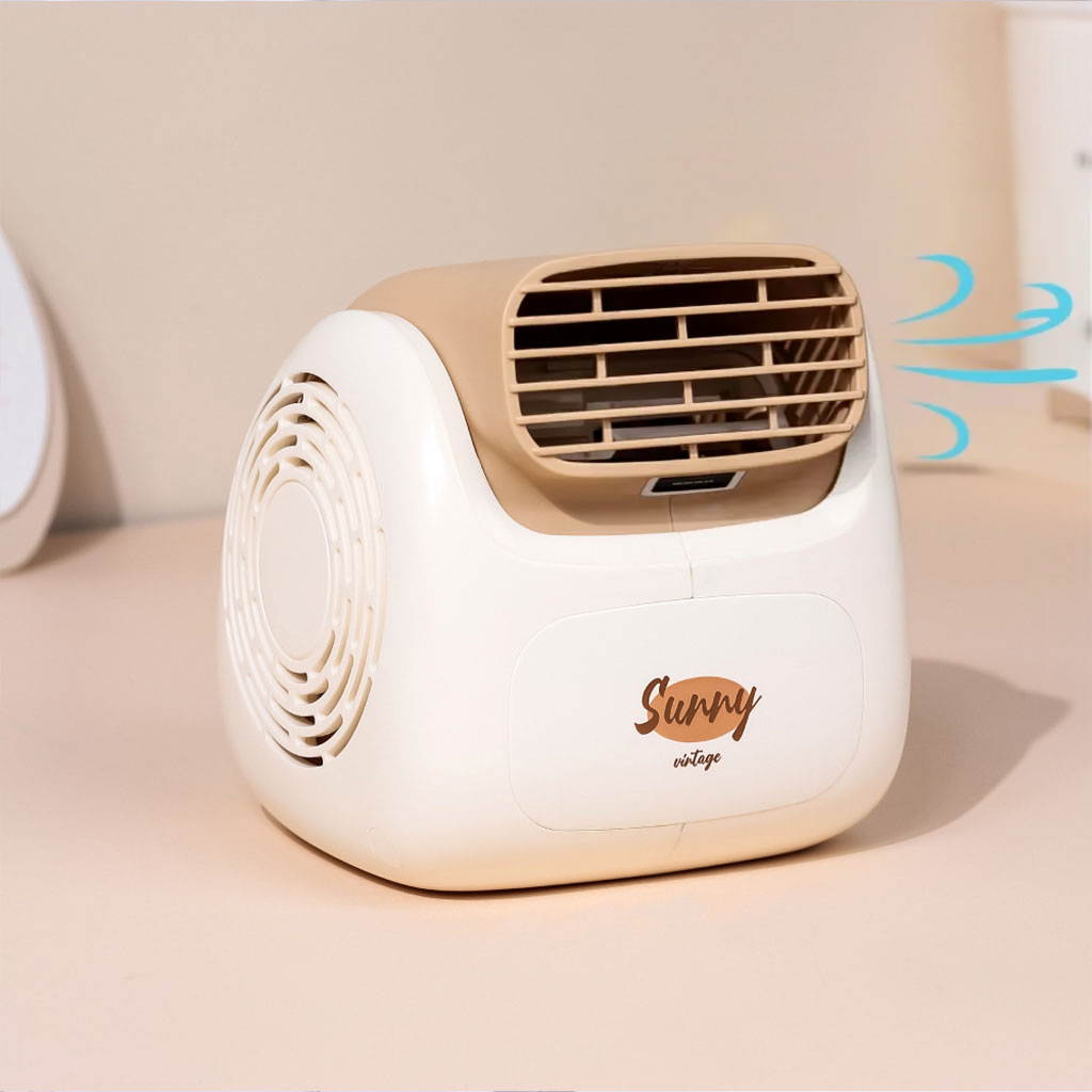 Sunny Climatiseur Portable Rechargeable Design Vintage – مبرد مكتب محمول 1