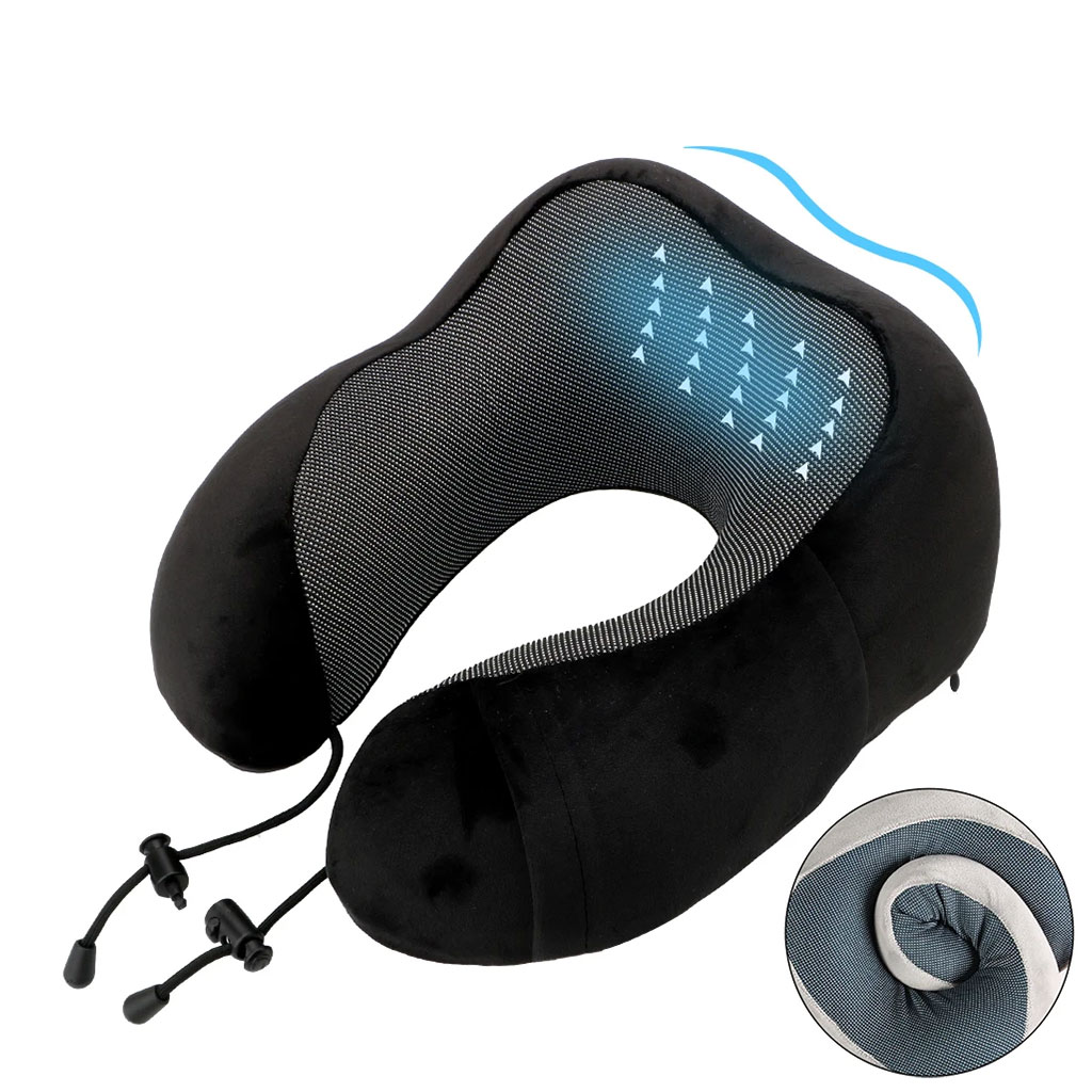 Oreiller de Cou Bluetooth en mousse à mémoire de forme avec haut-parleurs intégrés - وسادة مريحة بخاصية البلوتوث 6