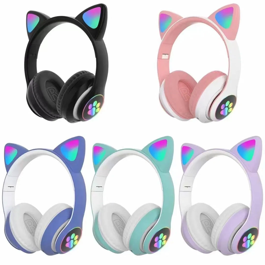Casque Bluetooth Sans Fil Oreilles de Chat XY-231 6