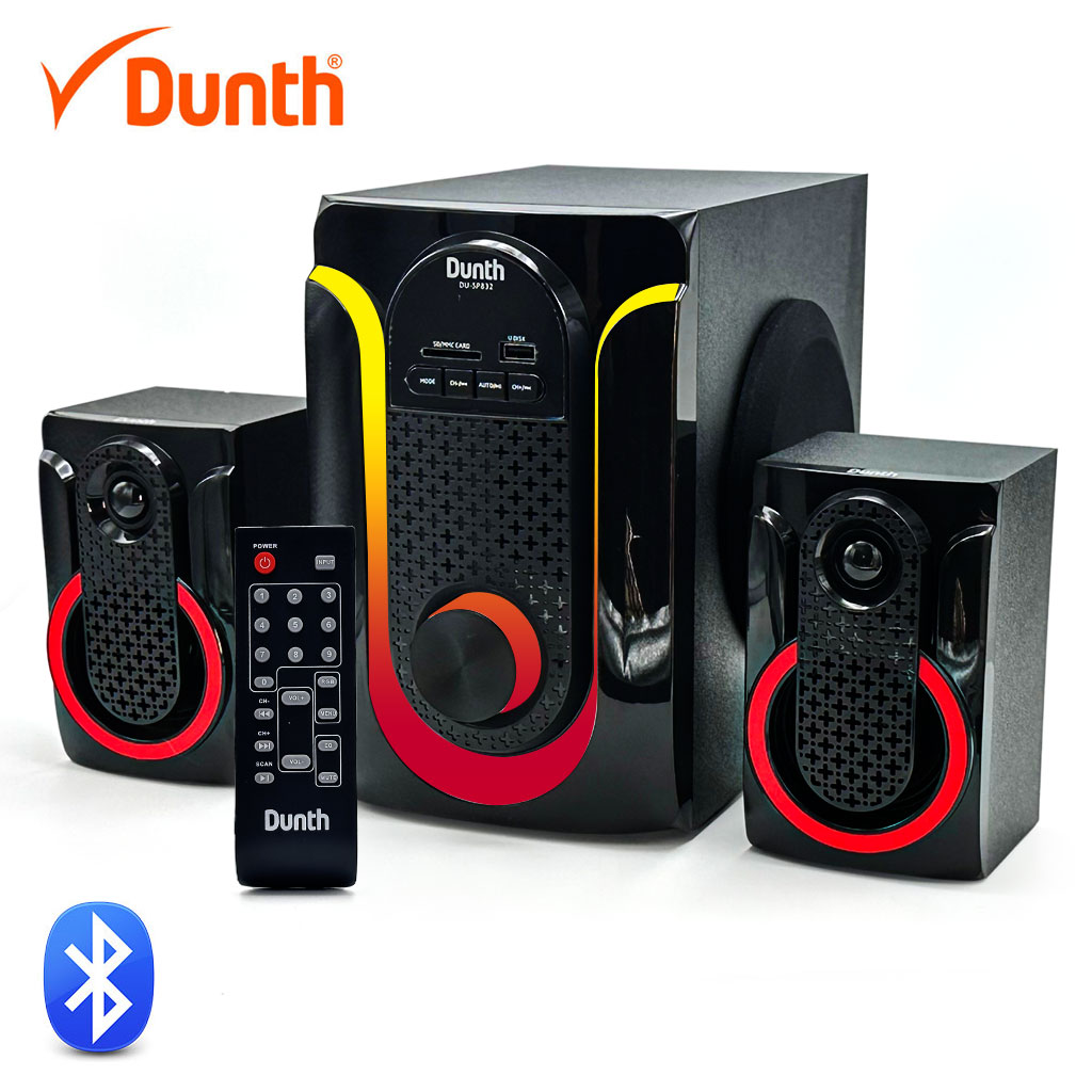 Haut-Parleur DUNTH 8000 W LED BT/AUX/USB/FM Radio DU-SP832 – مكبر صوت إحترافي أصلي 1