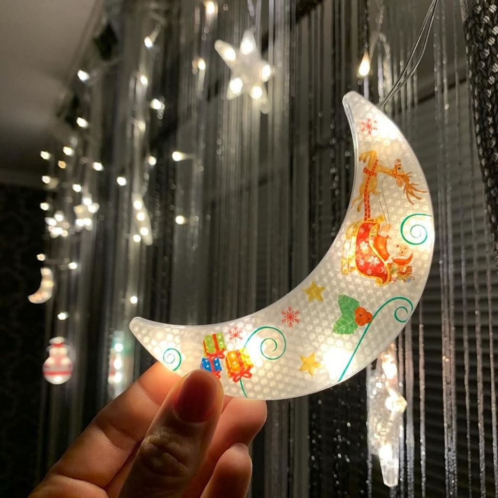 Rideau jeu de lumiere Étoile et Lune 3m – ستارة نجمة وهلال 4