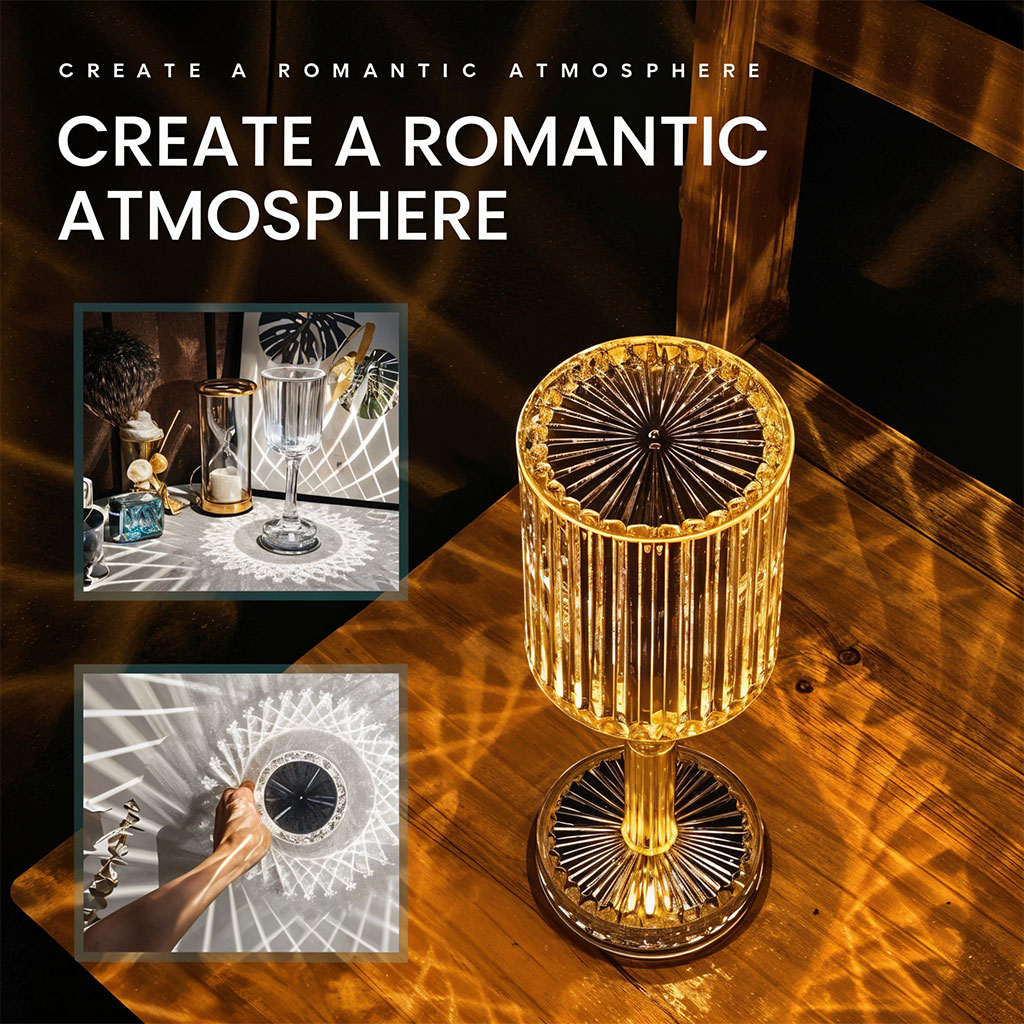 Lampe Cristal LED avec Haut-Parleur Bluetooth - مكبر صوت ومصباح كريستالي 4