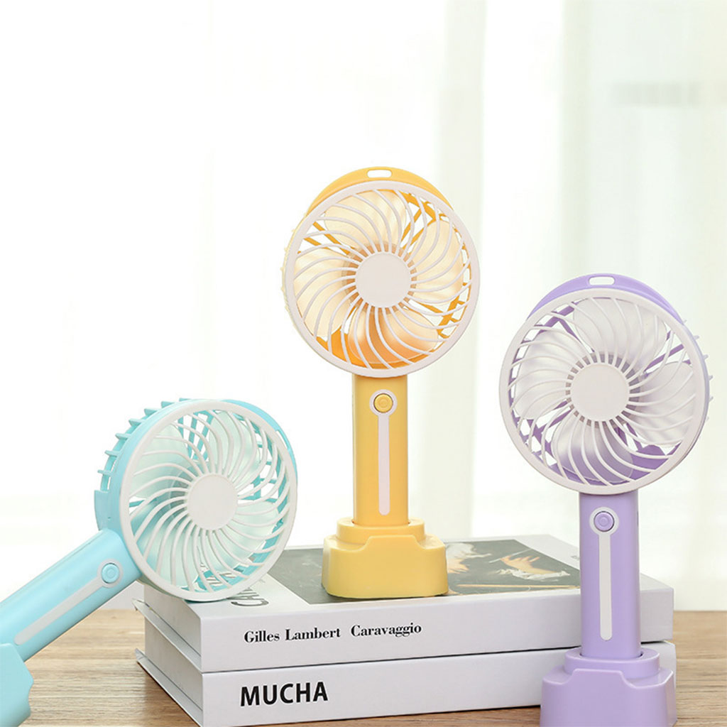 Mini ventilateur portatif électrique Rechargeable par USB, avec batterie 1500mAh 7