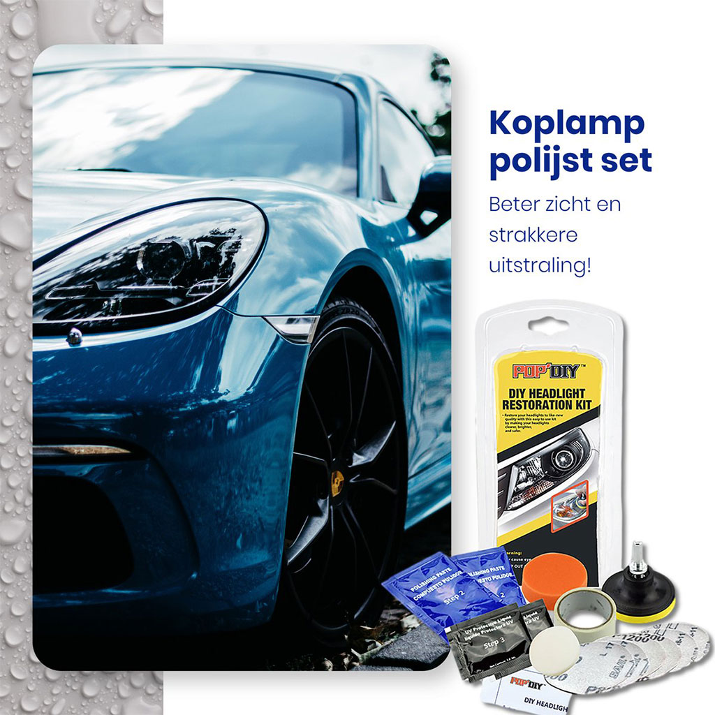 Kit Rénovation Phare Voiture pour Les Rayures De Jaunissement - طقم تنظيف أضواء السيارة - 11