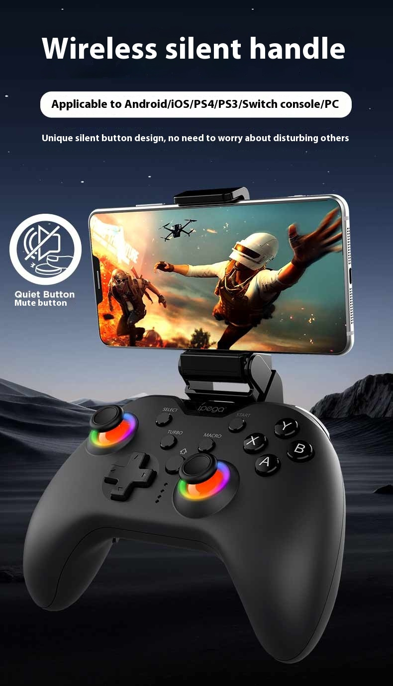 Manette de jeu sans fil IPEGA PG-9111 avec boutons silencieux double moteur de vibration - يد تحكم لاسلكية - 5