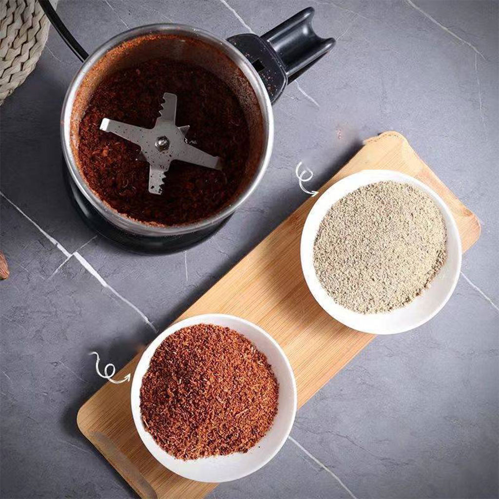 Moulin à café et grains électrique INOX 300W - مطحنة كهربائية للحبوب والتوابل - 1