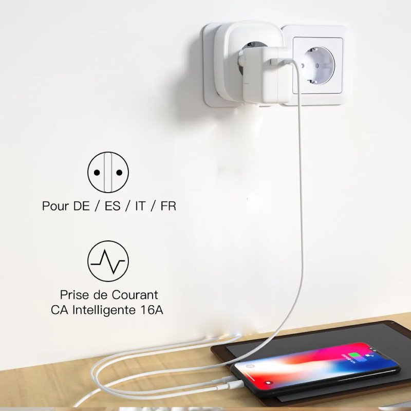 AVEL Prise intelligente WiFi avec commande vocale PM - مقبس طاقة ذكي (ويفي) - 7