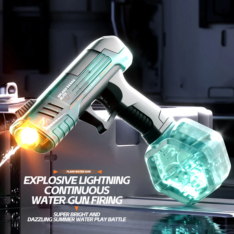 Pistolet à Eau Electrique 350 ML avec Effets Lumineux V2 - مسدس مائي أوتوماتيكي - 5