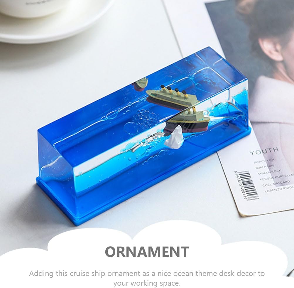 Décoration en forme de bateau de croisière insubmersible V2 - زينة على شكل سفينة سياحية لا تغرق 5