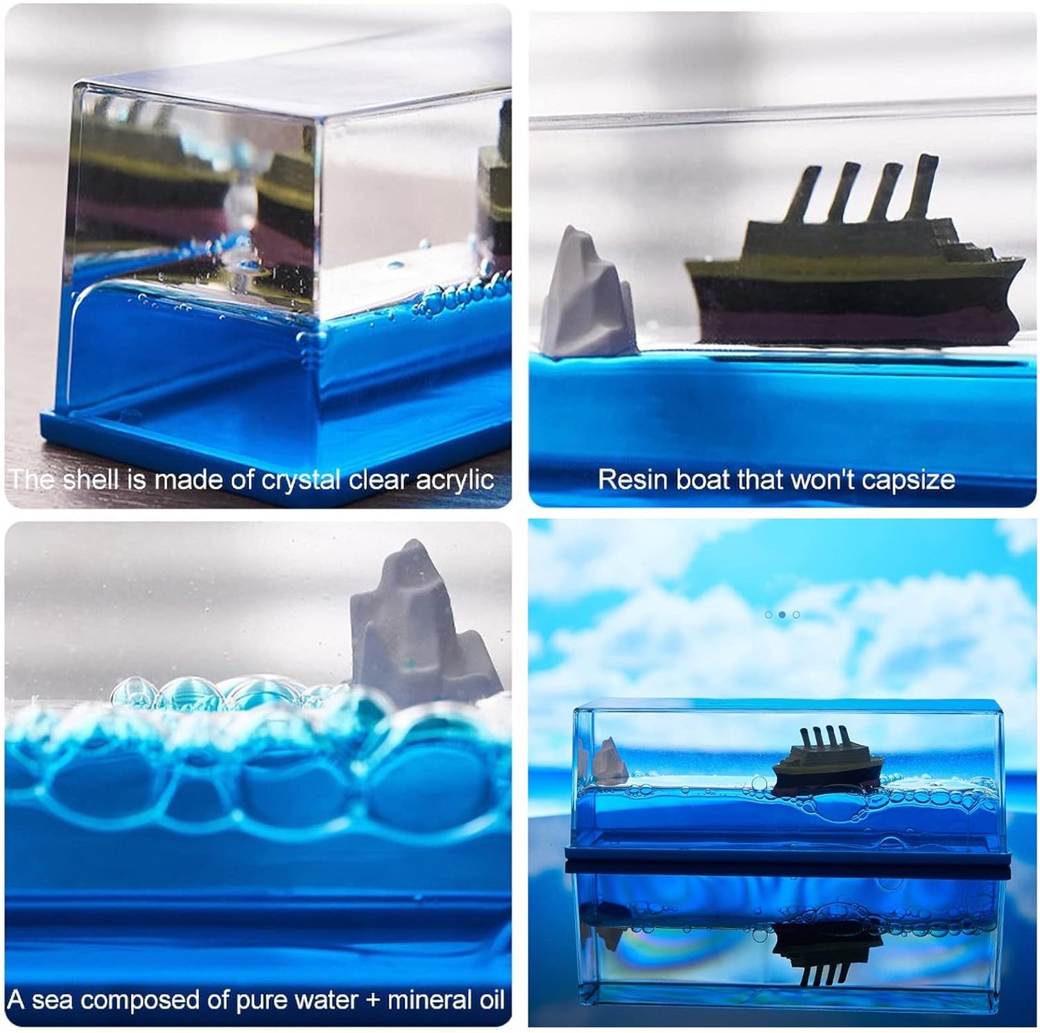 Décoration en forme de bateau de croisière insubmersible V2 - زينة على شكل سفينة سياحية لا تغرق 6