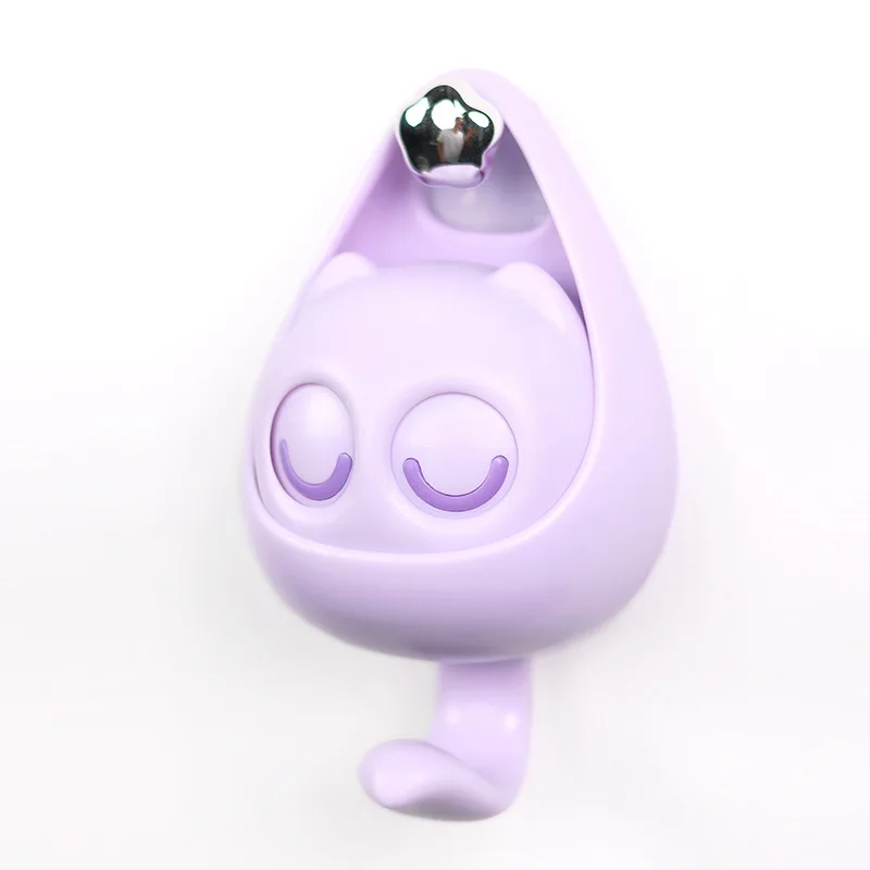 Crochets murales adhésifs en ABS design mignons et créatifs 2Pcs - 7