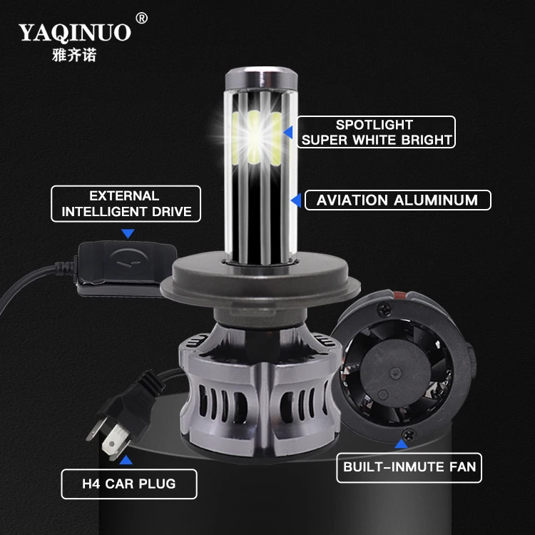 Kit Lampe de phare F6 H4 LED 6 Directions 6500K - مصابيح إضاءة أمامية للسيارات 6