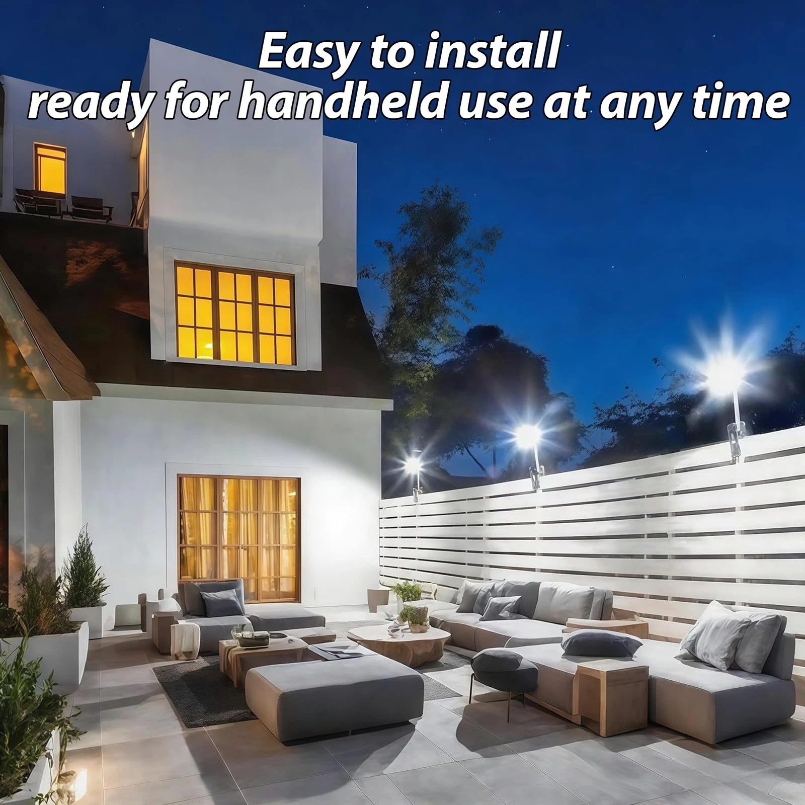 Applique murale solaire LED à Clip avec détecteur de mouvements YX-672L-1 - مصباح كشاف مع حساس حركة - 2