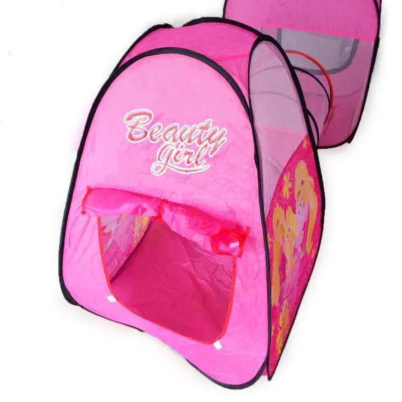Tente Tunnel de jeu pliable pour enfants - خيمتان ونفق 3 في1 للأطفال 4