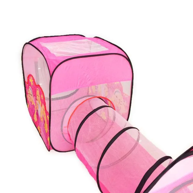 Tente Tunnel de jeu pliable pour enfants - خيمتان ونفق 3 في1 للأطفال 6