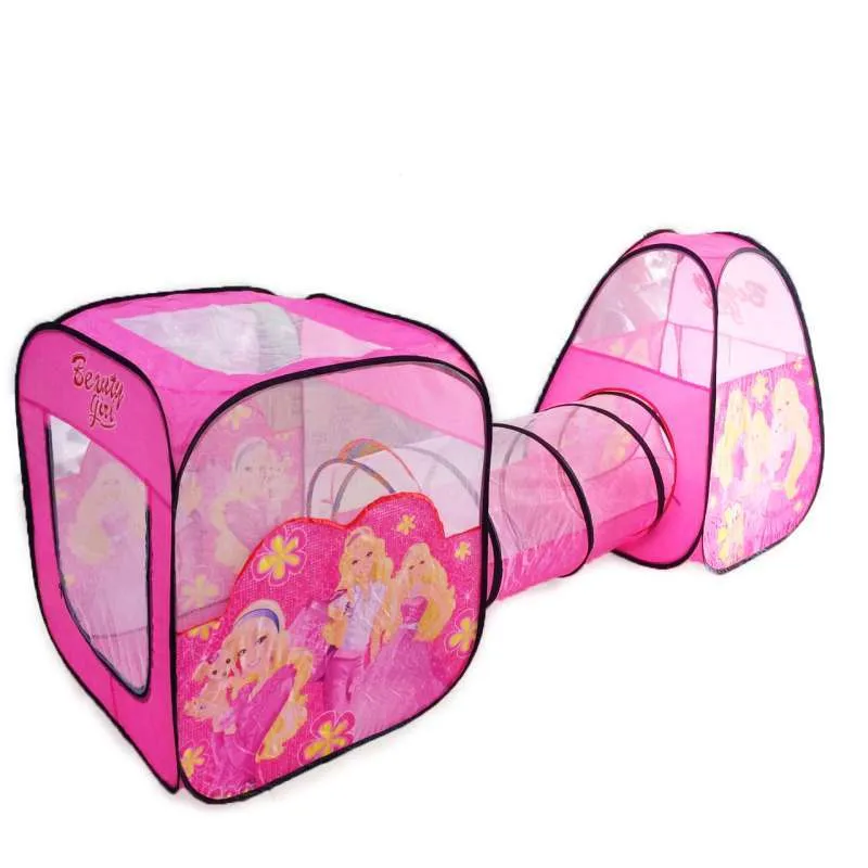 Tente Tunnel de jeu pliable pour enfants - خيمتان ونفق 3 في1 للأطفال 8