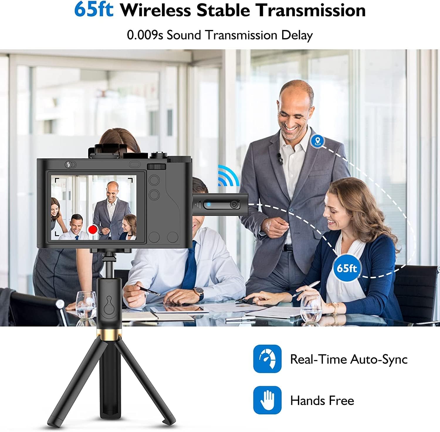 Double Microphone cravate sans fil professionnel K35 - ميكروفون لاسلكي مزدوج - 1