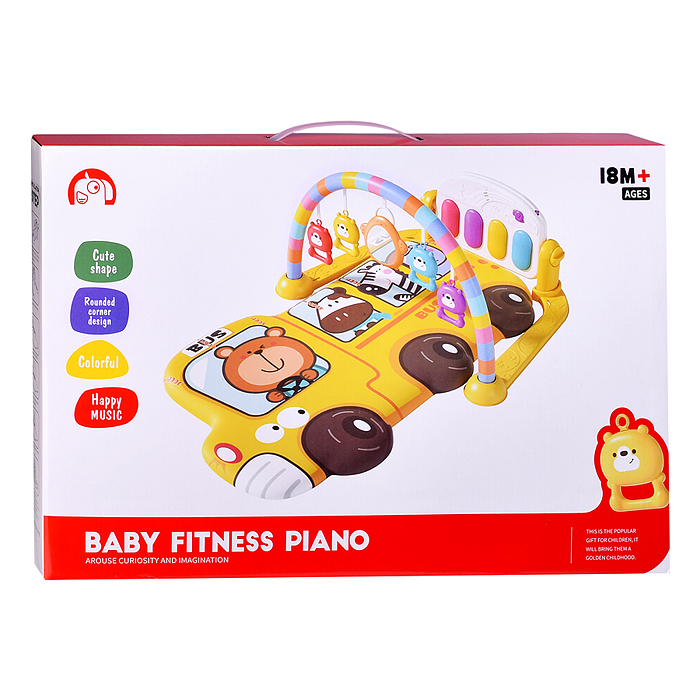 Tapis d'éveil piano Baby Explorer avec hochets suspendus - بساط بيانو للرضع - 7
