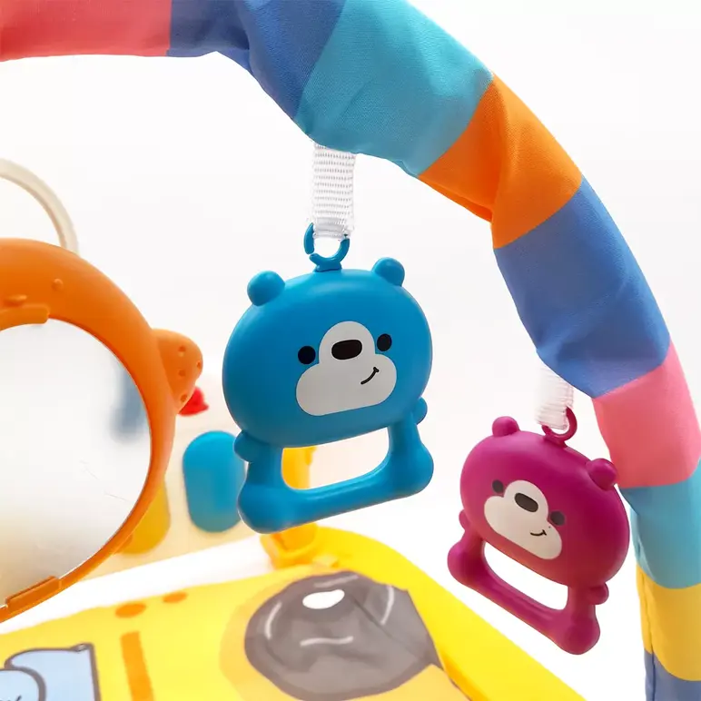 Tapis d'éveil piano Baby Explorer avec hochets suspendus - بساط بيانو للرضع 4