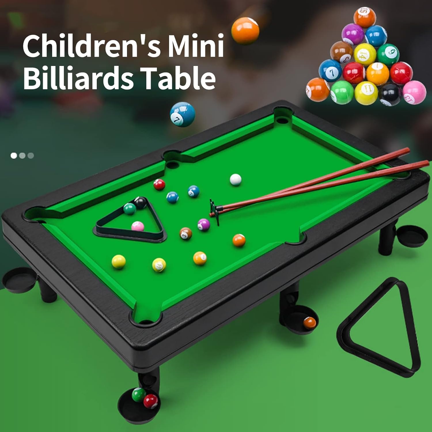 Mini billard de table jouet de détente pour enfants v3 - طاولة بلياردو "ميني-سترايك" للأطفال 6