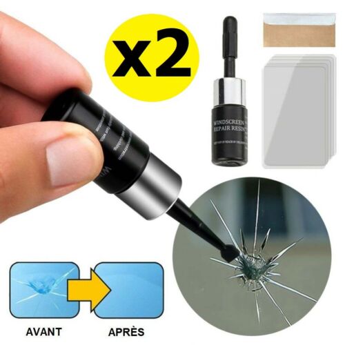 Kit de réparation de verre fissuré pare-brise de voiture - 1