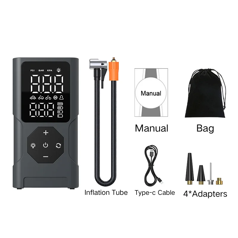Compresseur d'air portable Fast Air Pump Rechargeable sans fil 150 PSI - جهاز ضغط عجلات محمول 5
