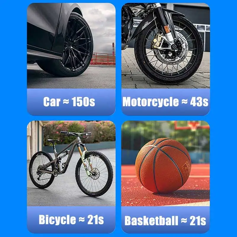 Compresseur d'air portable Fast Air Pump Rechargeable sans fil 150 PSI - جهاز ضغط عجلات محمول 9