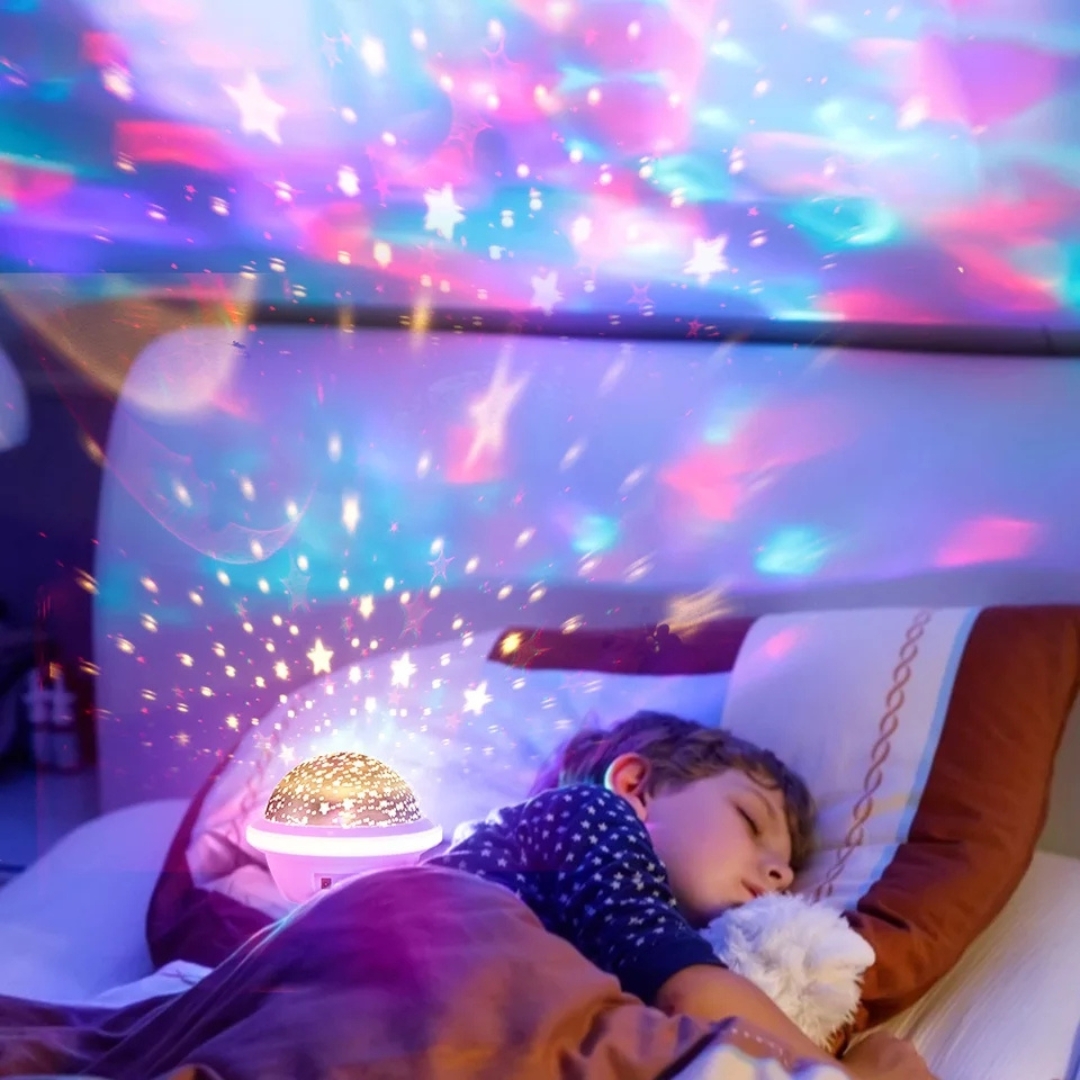 Projecteur LED ciel étoilé pour enfants, lampe de nuit, romantique, coloré RGB 2