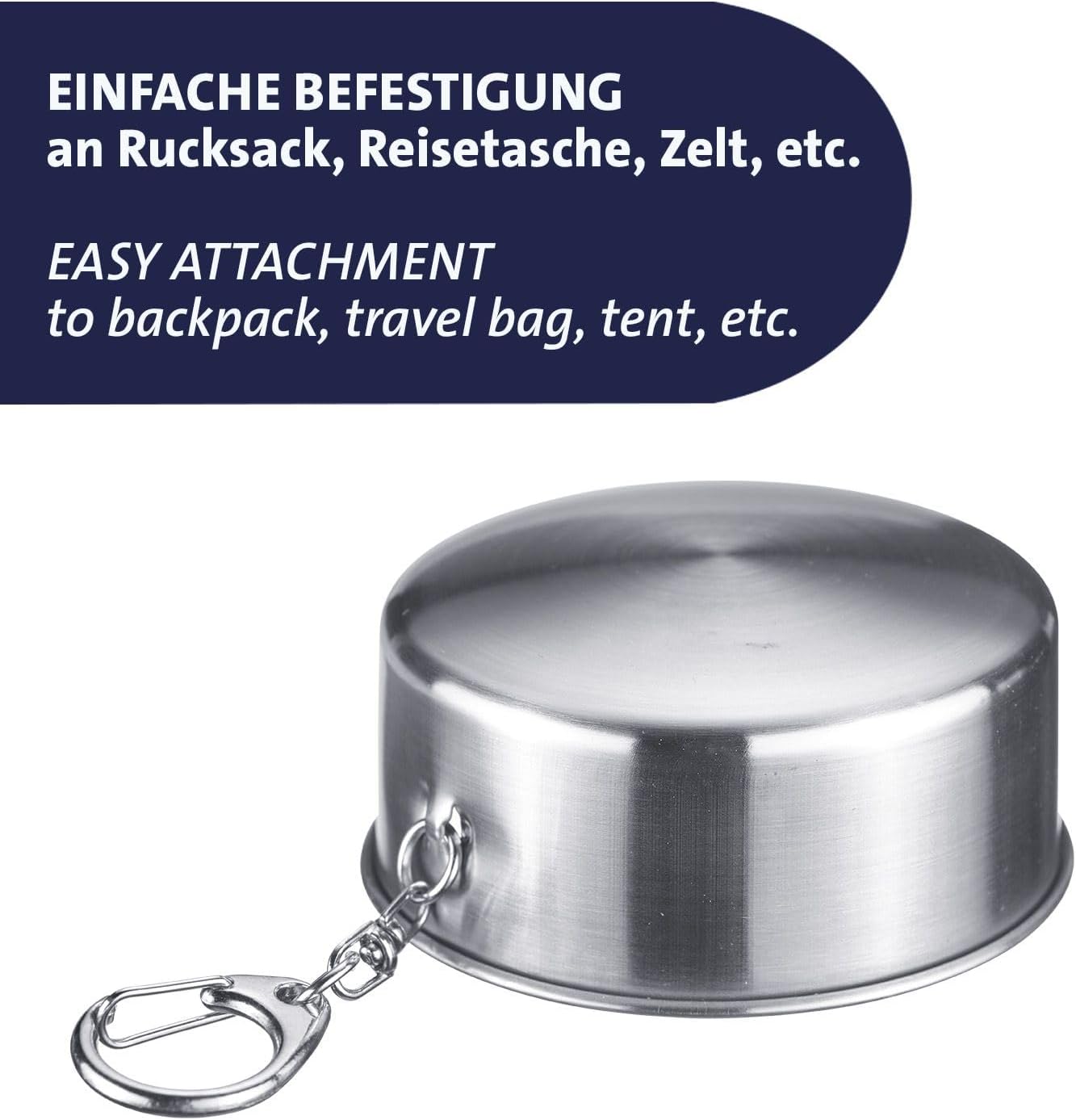 Mug de camping pratique idéal pour les boissons avec crochet de suspension - كوب مشروبات قابل للطي - 8