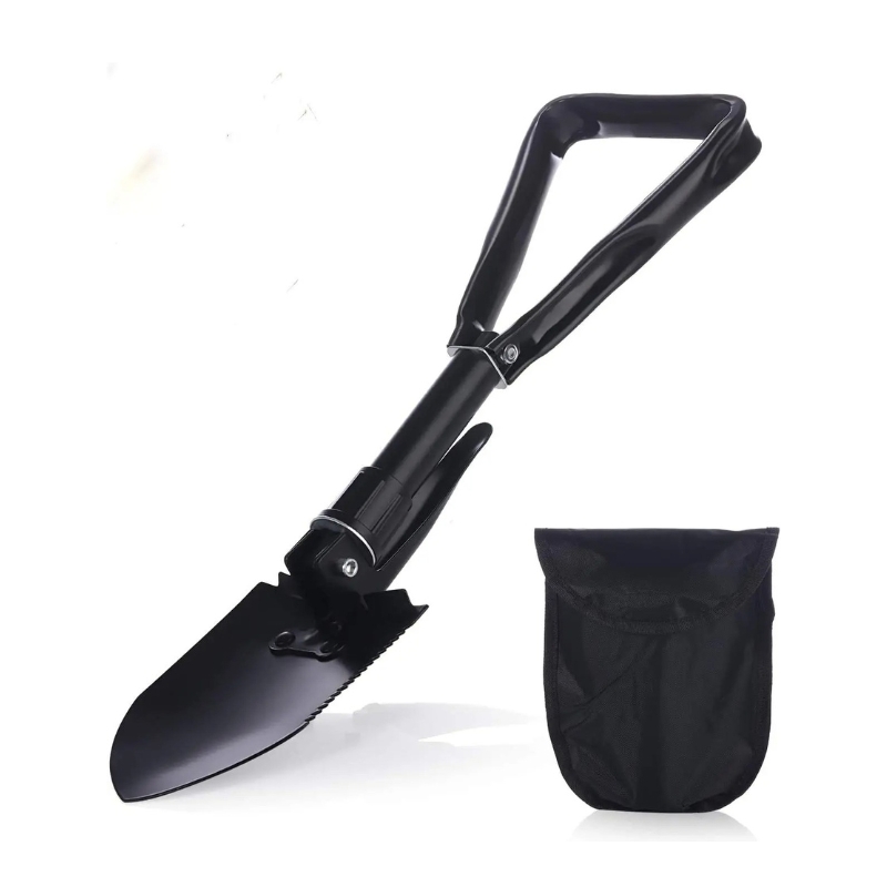 Pelle multifonction pliable avec sac de rangement ,outil de jardin , camping et urgences 4