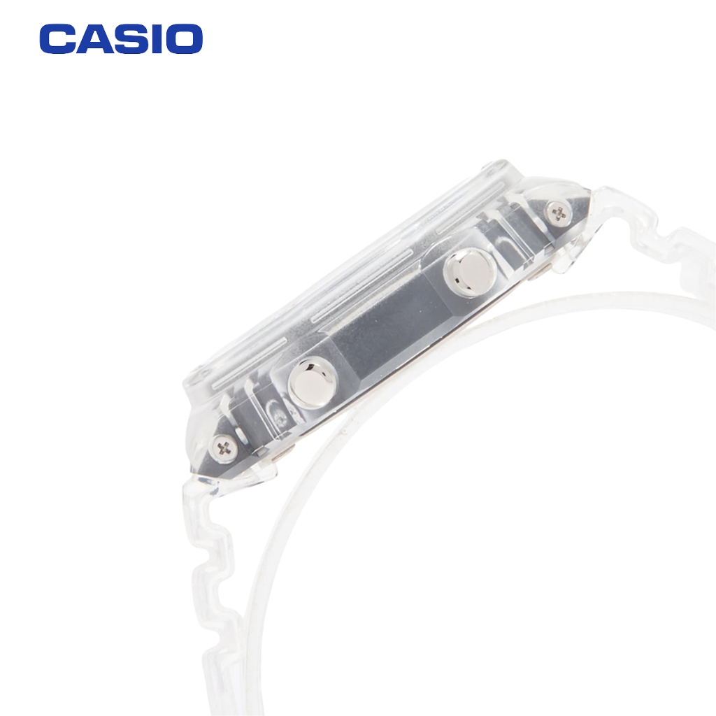 Montre Casio G-Shock Transparant Blanc , Fond noir - 1