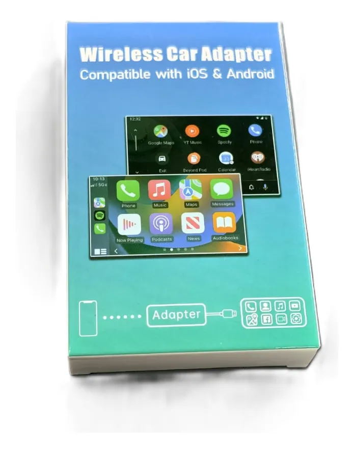 Adaptateur sans fil Android pour voiture Carplay et Android Auto - محول "كاربلاي" اللاسلكي 2 في 1 - 12