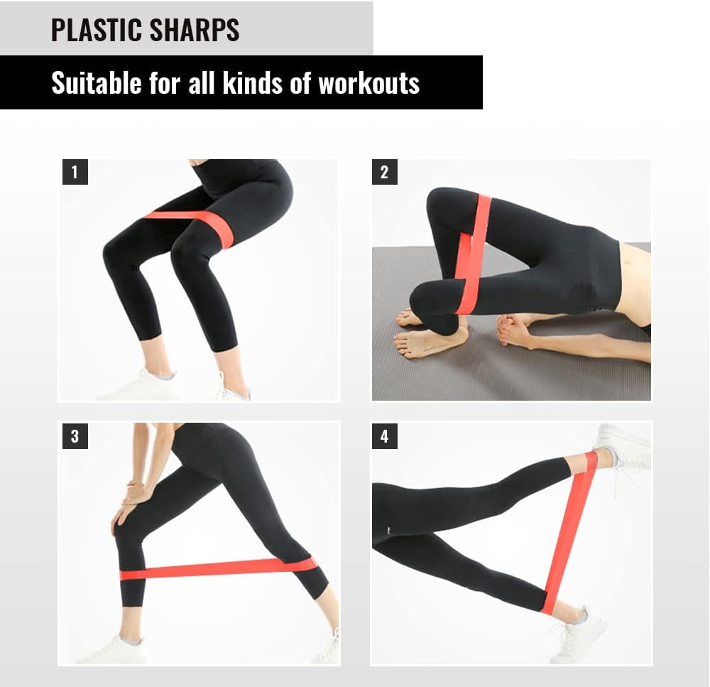 Ensemble de bandes de résistance Elastiques 5Pcs pour exercices de sport - طقم أحزمة المقاومة للرياضيين - 1