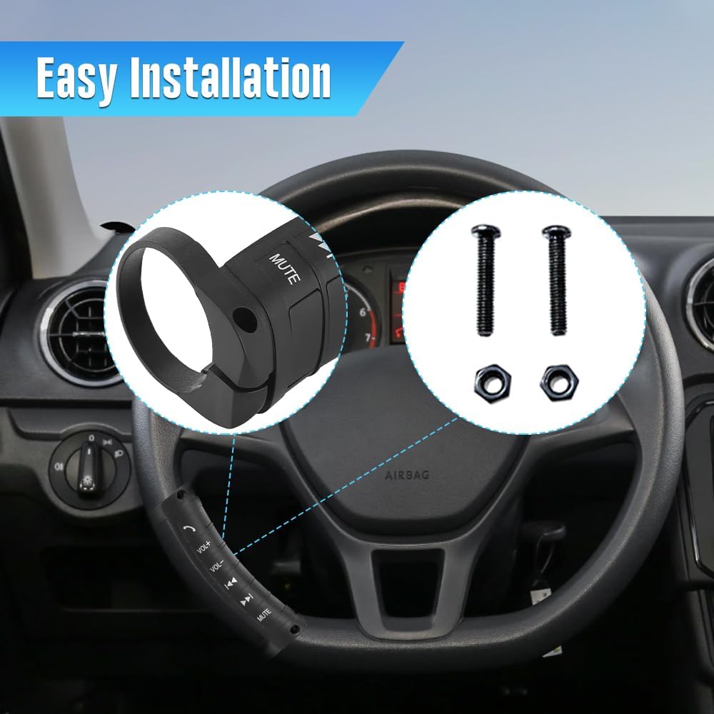 Kit d'installation de boutons de commande au volant pour voitures - أزرار التحكم بالصوت والمقود 7