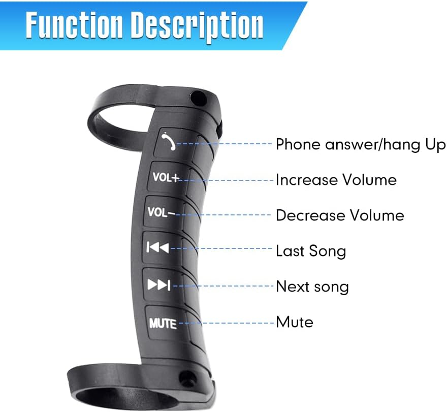 Kit d'installation de boutons de commande au volant pour voitures - أزرار التحكم بالصوت والمقود - 1