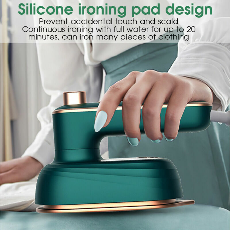 Mini Fer À Repasser 2en1 Avec Semelle En Titane 38W - مكواة بخار متعددة الاستعمال 11