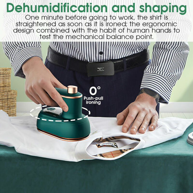 Mini Fer À Repasser 2en1 Avec Semelle En Titane 38W - مكواة بخار متعددة الاستعمال 14