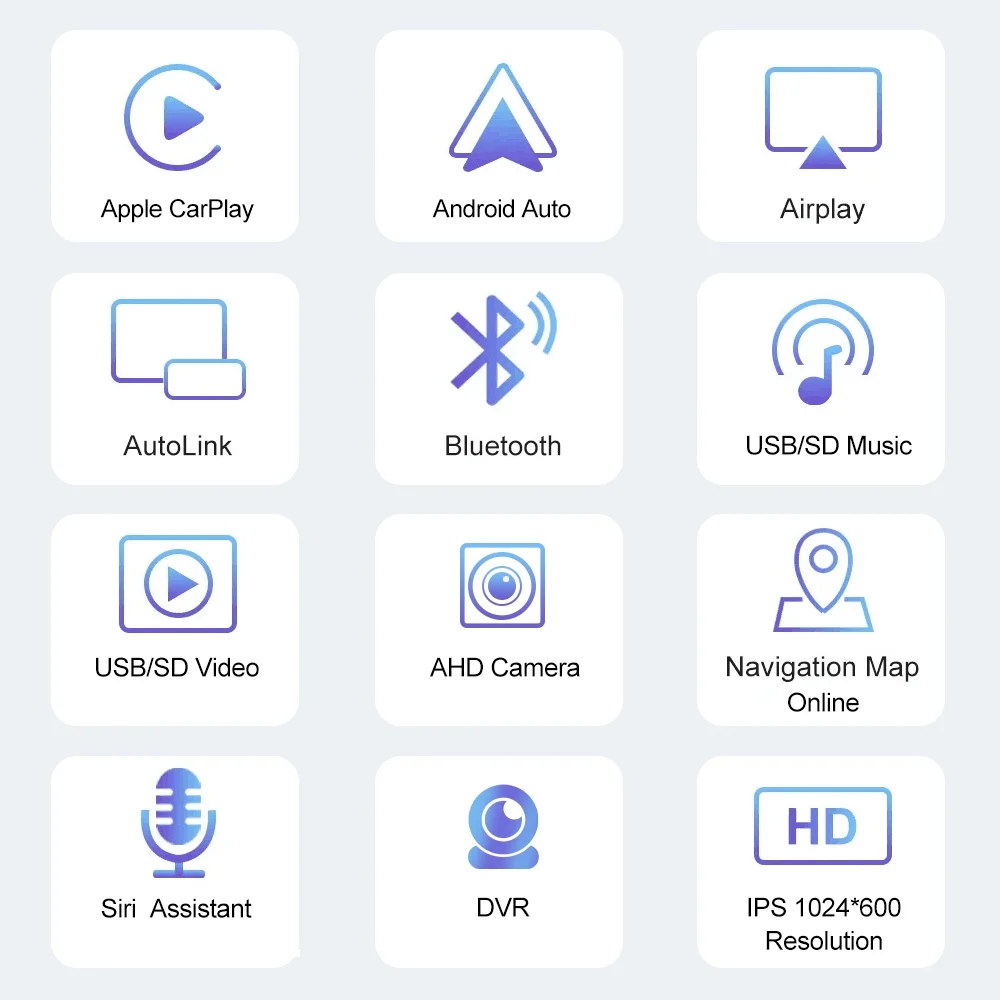 Autoradio 1 DIN MP5 Player Carplay et Android Auto Full HD - مشغل راديو للسيارة - 2
