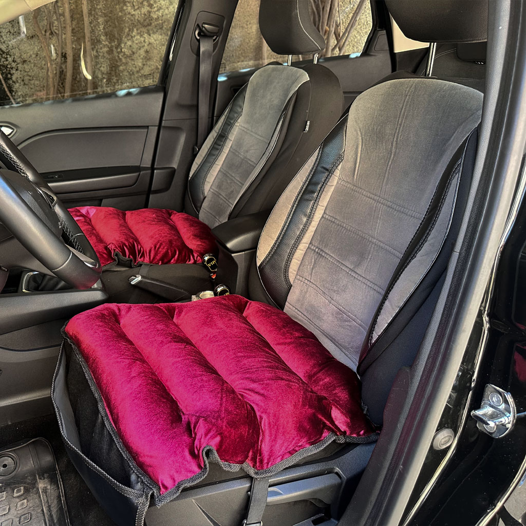 Pack Housse de Protection Siège Auto en Velours Rembourrée Confortable et Moelleux 3PCS – طقم أفرشة مقاعد السيارة جد مريحة 7
