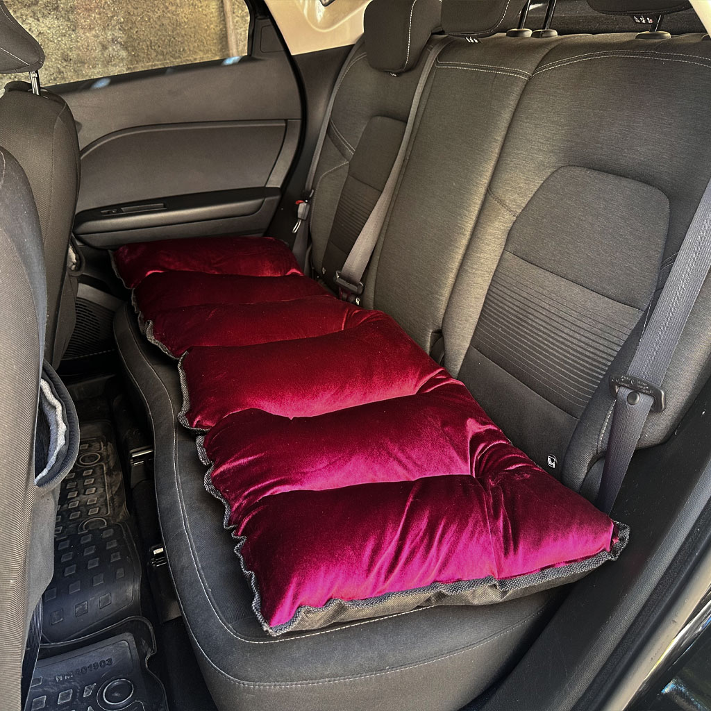 Pack Housse de Protection Siège Auto en Velours Rembourrée Confortable et Moelleux 3PCS – طقم أفرشة مقاعد السيارة جد مريحة 8