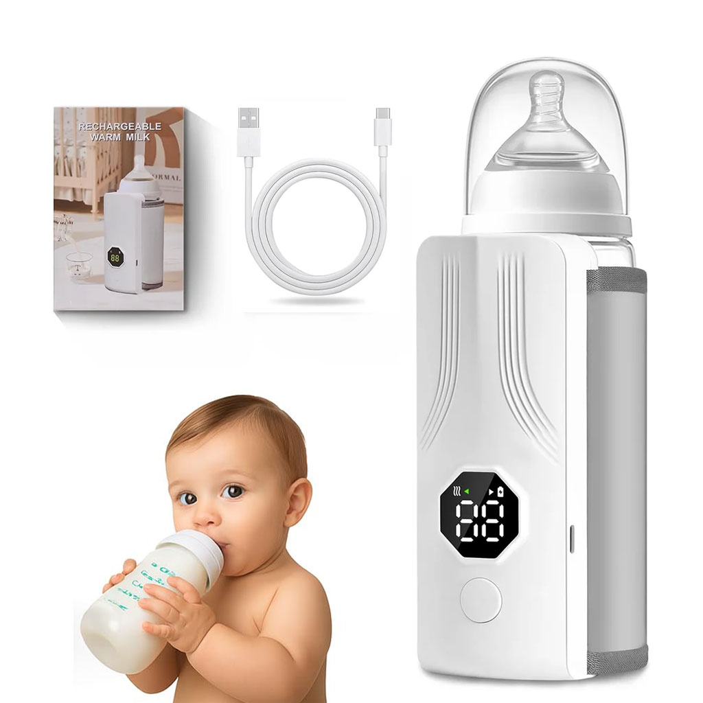Chauffe-biberon portable rechargeable avec écran LCD et Température réglable - سخان قارورة الحليب - 12