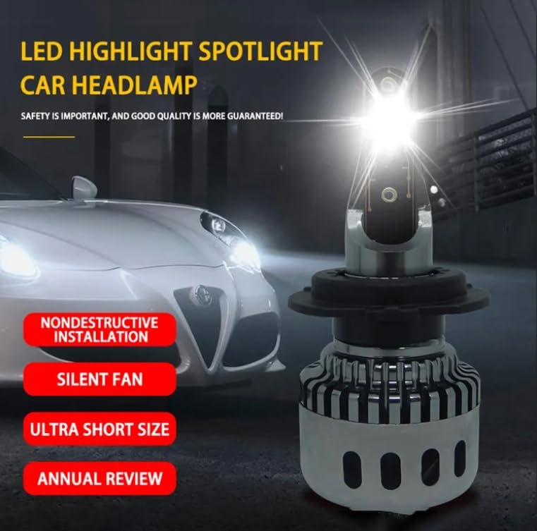 Kit Lampe de phare H7 F10 Super LED 6500K - مصابيح إضاءة أمامية للسيارات - 1