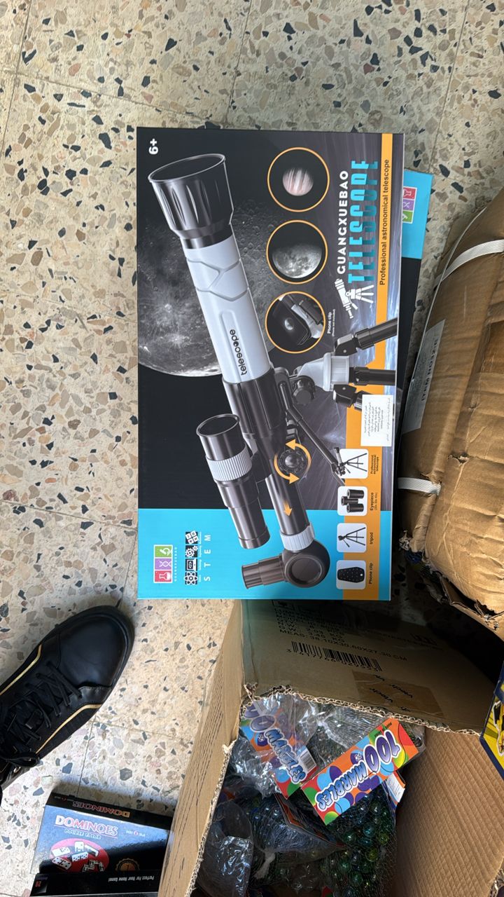 Télescope sur trépied pour enfants grossissements 20x 30x 40x - تلسكوب احترافي ثلاثي القوائم للأطفال - 6