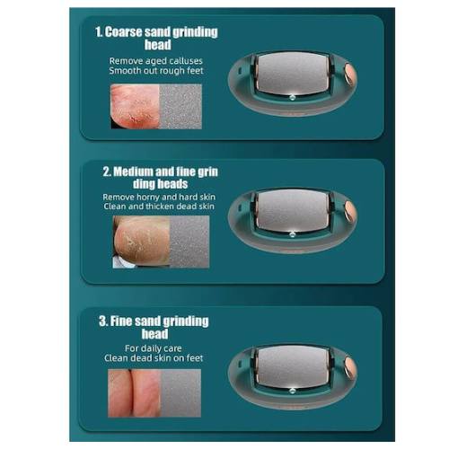 Exfoliant pour les pieds Kemei KM-6865 - مقشر القدمين من كيمي 4