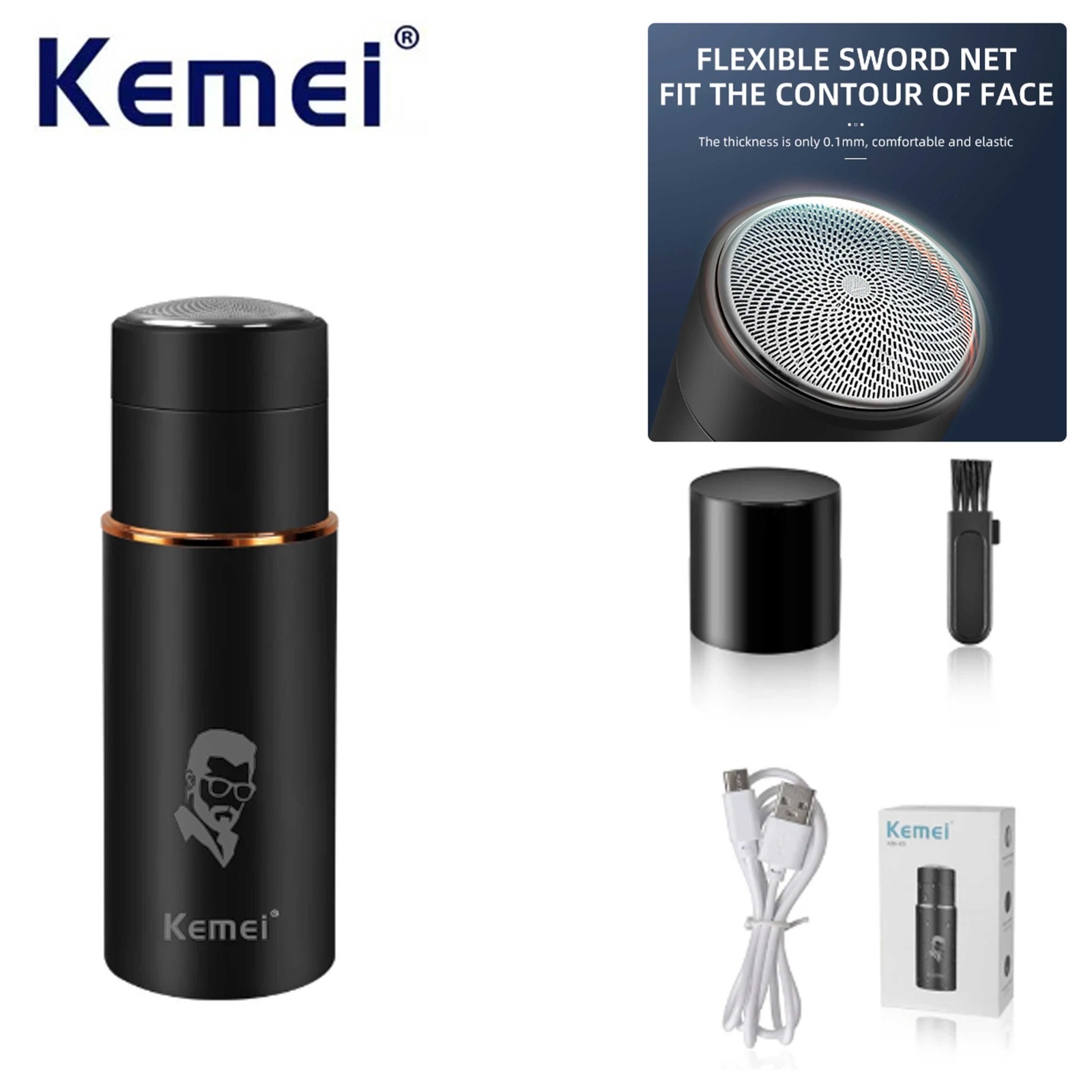 Tondeuse Kemei Km-X5 - آلة حلاقة كهربائية محمولة 6