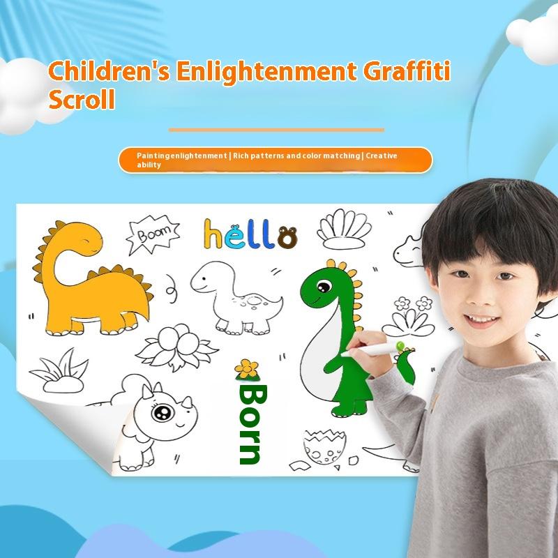 Rouleau de papier à colorier pour enfants 500*30 - ورق تلوين للأطفال - 4